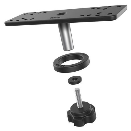 Прямоугольный пластинчатый адаптер RAM® для креплений на поворотном рычаге