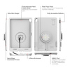 Тонкий чехол IntelliSkin® для iPad 10-го и 11-го поколений (задние накладки) - серый