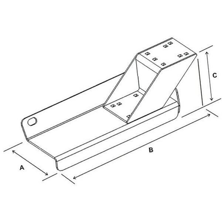 Автомобильная база RAM® No-Drill™ для Chevy Colorado 2004–2012 годов и многое другое