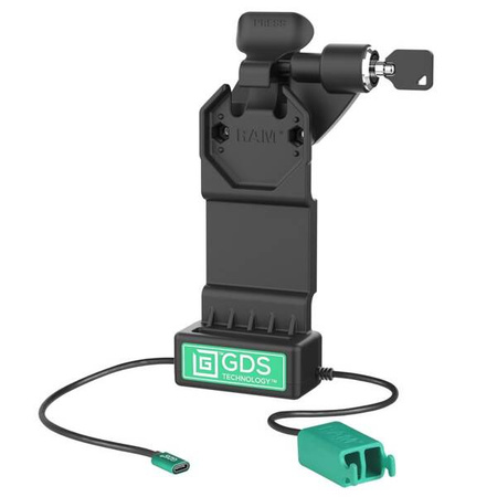 GDS® Uni-Conn™ Правая блокировка питания + двойная док-станция USB-A
