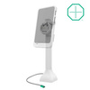 GDS® Uni-Conn™ Powered 14" Locking Pedestal Dock with USB-C - серый