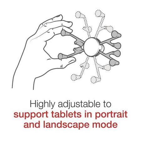 RAM® X-Grip® с креплением на присоске RAM® Twist-Lock™ для планшетов с диагональю 7–8 дюймов