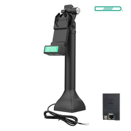 GDS® Uni-Conn™ 14" блокируемая док-станция для пьедестала с PoE