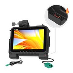 Док-станция RAM® Power + Dual USB с блокировкой для Zebra ET6x — контакты с подогревом