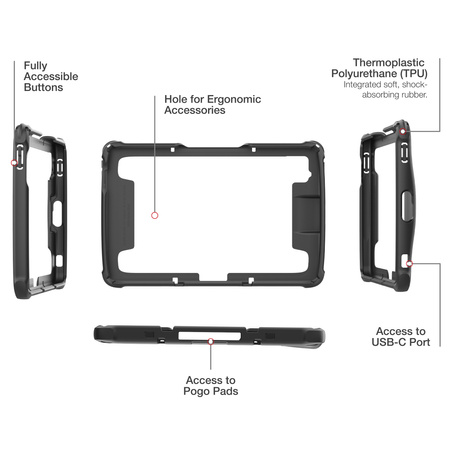 RAM® Skin™ для 10-дюймового корпоративного планшета Zebra ET401