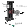 GDS® Uni-Conn™ Locking Spring Loaded Power + Single USB-C Dock