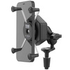 Большое крепление для телефона RAM® X-Grip® с Vibe-Safe™ и основанием вилки — короткое