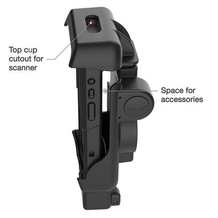 Подпружиненный держатель RAM® для Honeywell CT40/45/47