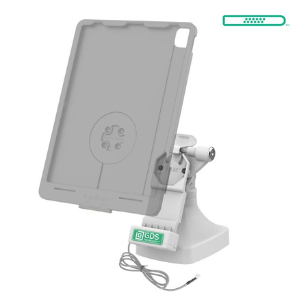 Док-станция GDS® Uni-Conn™ Locking Tilt & Swivel Dock с PoE + Data - серый