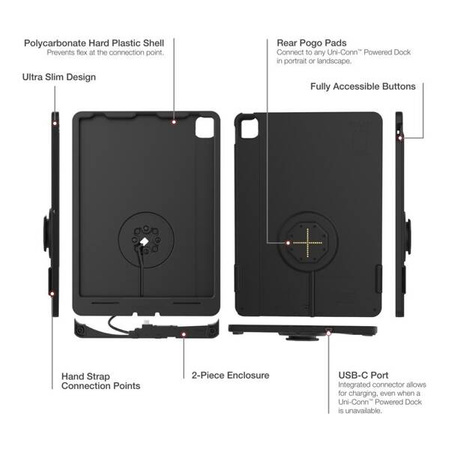 Тонкий чехол IntelliSkin® для iPad Pro 12.9 3-го - 6-го поколения (задняя панель Pogo Pads)