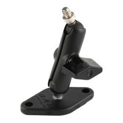 Двойное шаровое крепление RAM® с алмазной пластиной и шпилькой 1/4"-20