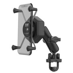 Большое крепление для телефона RAM® X-Grip® с Vibe-Safe™ и основанием на U-образном болте — средний размер