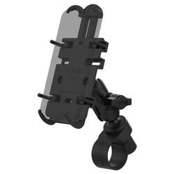 Крепление для телефона RAM® Quick-Grip™ с основанием руля RAM® Tough-Strap™