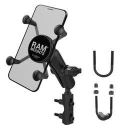 Крепление для телефона RAM® X-Grip® с основанием бачка тормоза/сцепления — средний