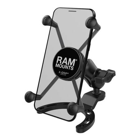 Большое крепление для телефона RAM® X-Grip® с небольшой подставкой для бензобака
