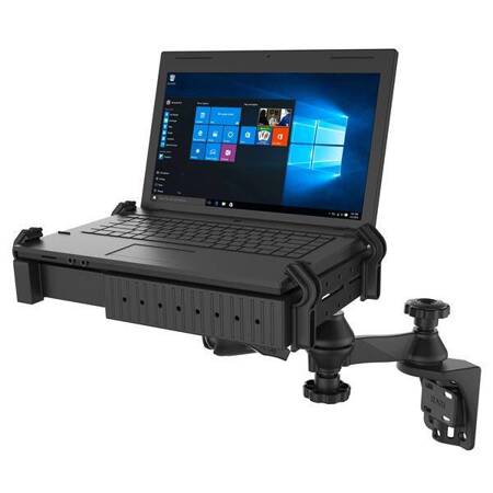 Держатель для ноутбука RAM® Tough-Tray™ с вертикальным поворотным кронштейном
