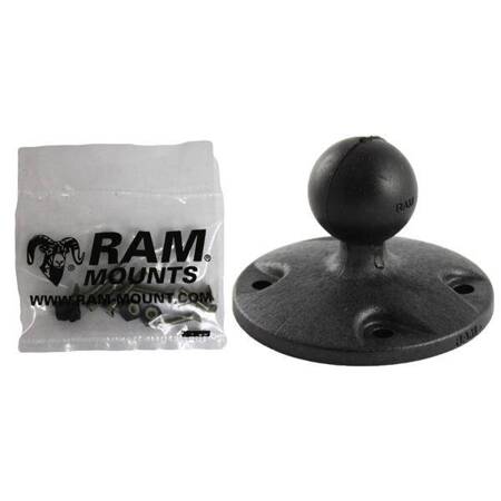 Композитная круглая пластина RAM® с шариком и крепежом для Garmin GPSMAP и многое другое