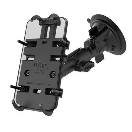 Крепление для телефона RAM® Quick-Grip™ с основанием на присоске RAM® Twist-Lock™