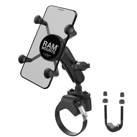 Крепление для телефона RAM® X-Grip® с направляющей для квадроцикла/UTV