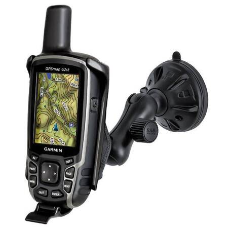 Низкопрофильное крепление на присоске RAM® Twist-Lock™ для Garmin Astro 320 и многое другое