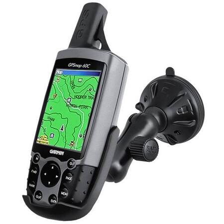 Низкопрофильное крепление на присоске RAM® Twist-Lock™ для Garmin GPS 60 и более