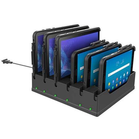 6-портовая док-станция RAM® для Tab Active4 Pro и Tab Active3 с OtterBox uniVERSE