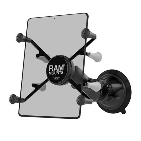 RAM® X-Grip® с креплением на присоске RAM® Twist-Lock™ для планшетов с диагональю 7–8 дюймов